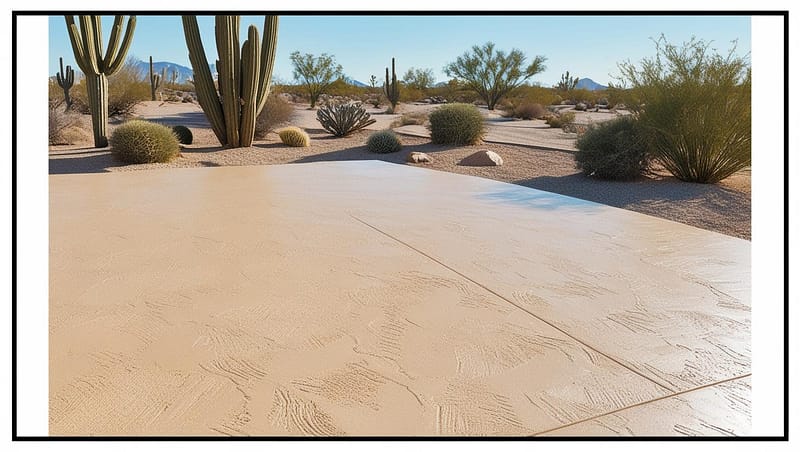 patio coatings in Las Vegas that match the desert landscape